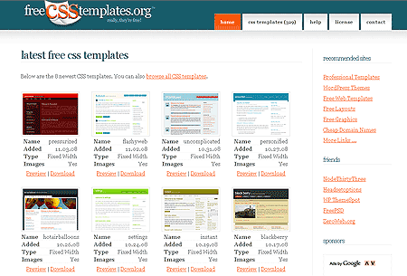 Freecsstemplates.org - besplatni CSS templejti