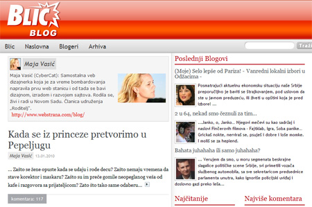 Blic blog: Kada se iz princeze pretvorimo u Pepeljugu
