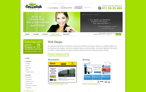 Greenfish web design
