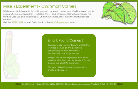 CSS: Smart Corners